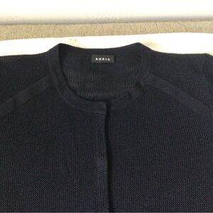 Akris women’s navy blue cashmere Sweater size 12